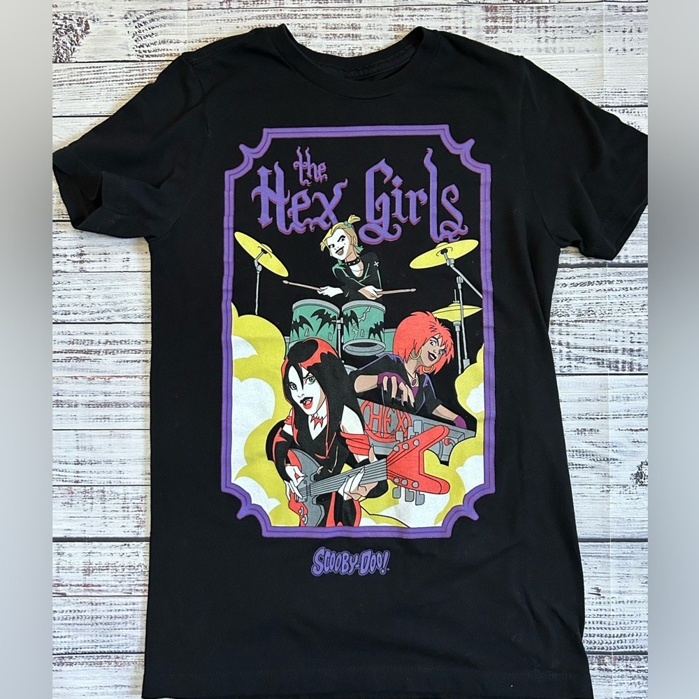 Scooby-Doo Hex‎ Girls Black T-Shirt